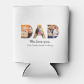 Vater-FotoCollage Dosenkühler (Vorderseite)