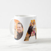 Vater-FotoCollage Kaffeetasse (Vorderseite Links)