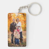 Vater-FotoCollage Schlüsselanhänger (Rückseite)