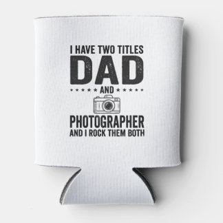 Vater Fotograf Vintage Gravur Shirt Design_1 Dosenkühler