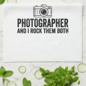 Vater Fotograf Vintage Gravur Shirt Design_1 Geschirrtuch (Gefaltet)