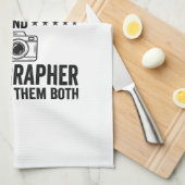 Vater Fotograf Vintage Gravur Shirt Design_1 Geschirrtuch (Viertel Falte)