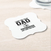 Vater Fotograf Vintage Gravur Shirt Design_1 Untersetzer (angewinkelt)