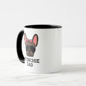 Vater "Frenchie Dog" Tasse (Vorderseite Links)