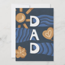 Vater - Frohe Vatertag Navy Blau