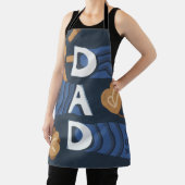 Vater - Frohe Vatertag Navy Blau Schürze (InSitu)