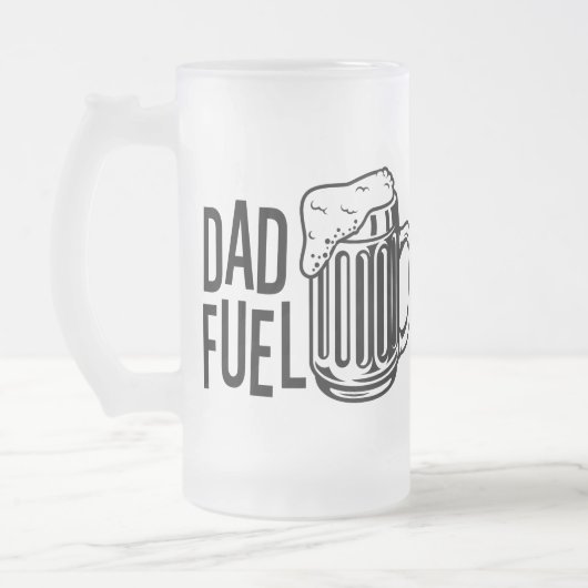 Vater Fuel Black Vater's Day Bier Tasse (Links)