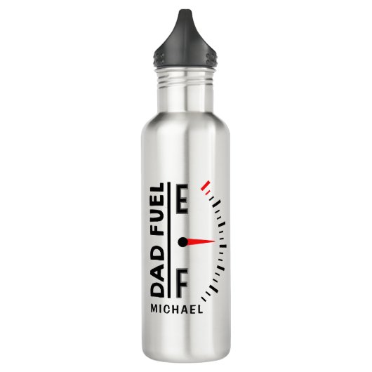 Vater Fuel Funny Vatertag Geburtstag Personalisier Edelstahlflasche (Links)