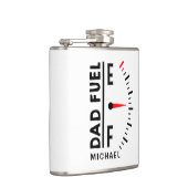 Vater Fuel Funny Vatertag Geburtstag Personalisier Flachmann (Rechts)