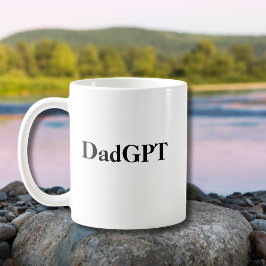 Vater Funny Birthday DadGPT Powered by AI & Vater Kaffeetasse