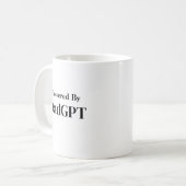 Vater Funny Birthday - Powered by DadGPT - Ai Joke Kaffeetasse (Vorderseite Links)