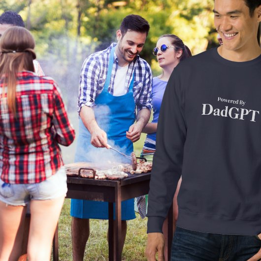 Vater Funny Birthday - Powered by DadGPT - Ai Joke Sweatshirt
