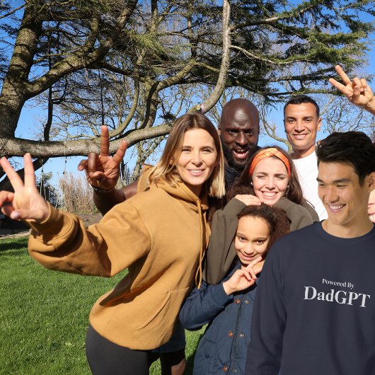 Vater Funny Birthday - Powered by DadGPT - Ai Joke Sweatshirt