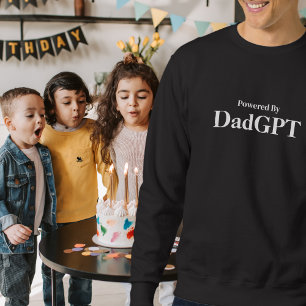 Vater Funny Birthday - Powered by DadGPT - Ai Joke Sweatshirt