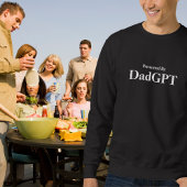 Vater Funny Birthday - Powered by DadGPT - Ai Joke Sweatshirt