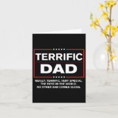 Vater - Funny Donald Trump Fathers Day Gift Karte (Gelbe Blume)