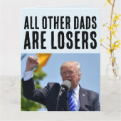 VATER FUNNY DONALD TRUMP GEBURTSTAG ÜBERSICHTE KAR KARTE (Gelbe Blume)