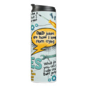 Vater Funny Jokes Tumbler Thermosbecher (Nach rechts gedreht)
