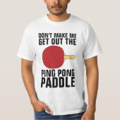 VATER FUNNY PING PONG PADDLE T - Shirt (Vorderseite)