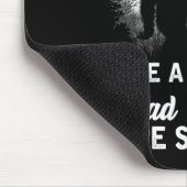 Vater Funny Sasquatch Bigfoot Fathers Day Geschenk Mousepad (Ecke)