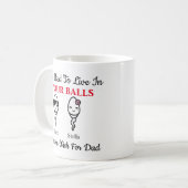 Vater Funny Sperm, den wir früher in Ihren Ballen  Kaffeetasse (Vorderseite Links)