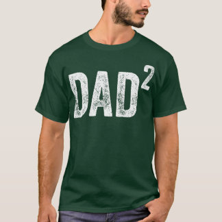 Vater für 2 Kinder 2 Power 2. T-Shirt
