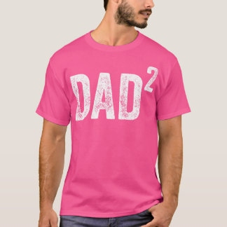 Vater für 2 Kinder 2 Power 2. T-Shirt