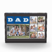 Vater für Blockfotografie | Graublauer Foto (Vorderseite)