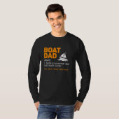 Vater für Boote: Bester Vater T-Shirt (Vorne ganz)