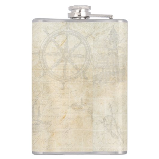 Vater für den personalisierten Anker Flachmann (Rückseite)