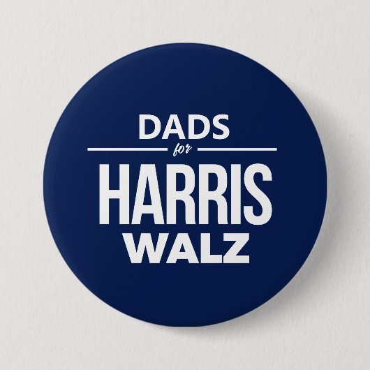 Väter für Harris Walz Button (Vorderseite)