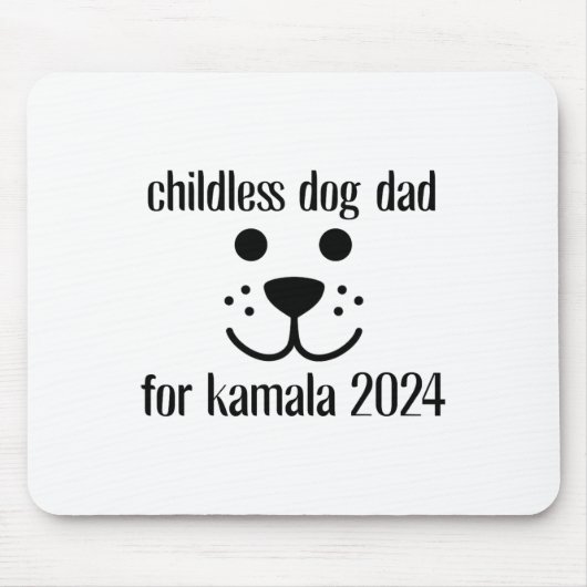Vater für Kamala Harris 2024 Mousepad (Vorne)
