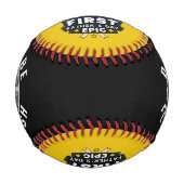 Vater für kundenspezifisches Foto Baseball (Vorderseite)