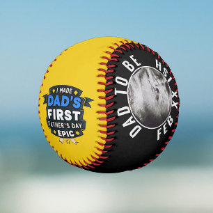 Vater für kundenspezifisches Foto Baseball