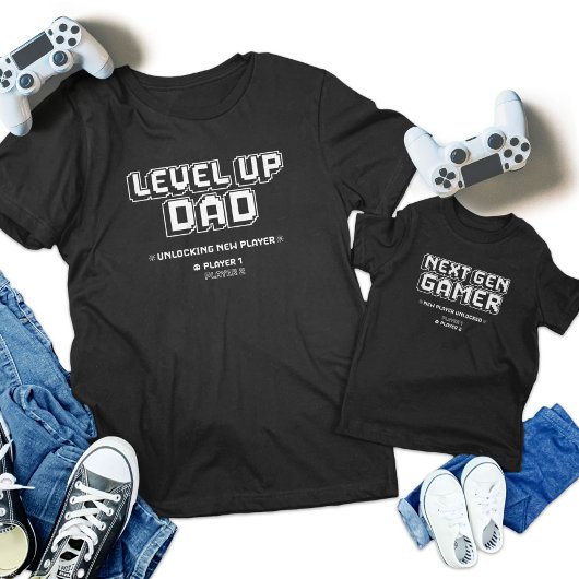 Vater für Level-Up-Gamer - Nachfolgerversion des N Kleinkind T-shirt