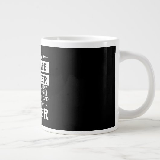 Vater für Softwareentwickler Jumbo-Tasse (Rechts)
