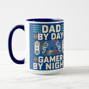 Vater für Tag Gamer für Nacht Tasse