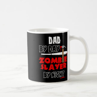 Vater für Tag Zombie-Schlacken nach Nachtschicht Kaffeetasse