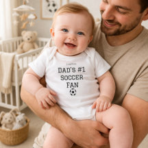 Vater Fußball Fan Baby Name Custom