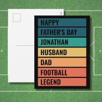 Vater Fußball Legende Retro Vatertag