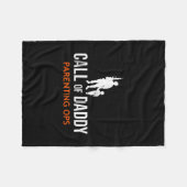Väter Gamer Dad Call Of Daddy Parenting Ops Vater Fleecedecke (Vorderseite (Horizontal))