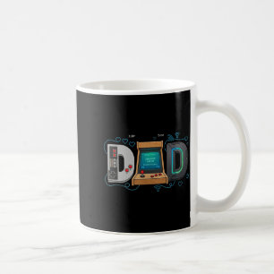 Vater Gamer Retro-Arcade-Spiele Vater Vatertag Kaffeetasse