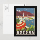 Vater ganze Jaar Oopen Ascona Postkarte (Vorne/Hinten)