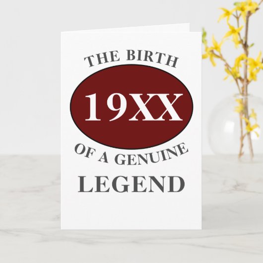 Vater Geburtsdatum Monogramm Anfangsname Jahr Lege Karte (Gelbe Blume)