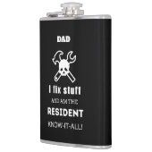 VATER Geburtstag Geschenk Men Funny Einzigartiges  Flachmann (Links)