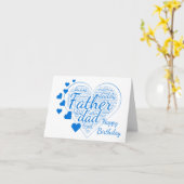 Vater Geburtstag Inspiration Internationales Herz Karte (Gelbe Blume)