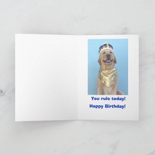 Vater Geburtstag Karte (Innenseite)