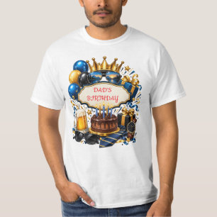Vater Geburtstags-T-Shirt Personalisiertes Geburts T-Shirt