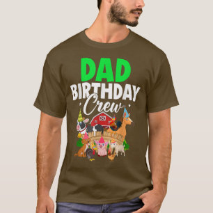 Vater Geburtstagsfeier Crew Funny Farm Animal Baue T-Shirt