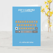 Vater Geburtstagskarte Karte (Gelbe Blume)